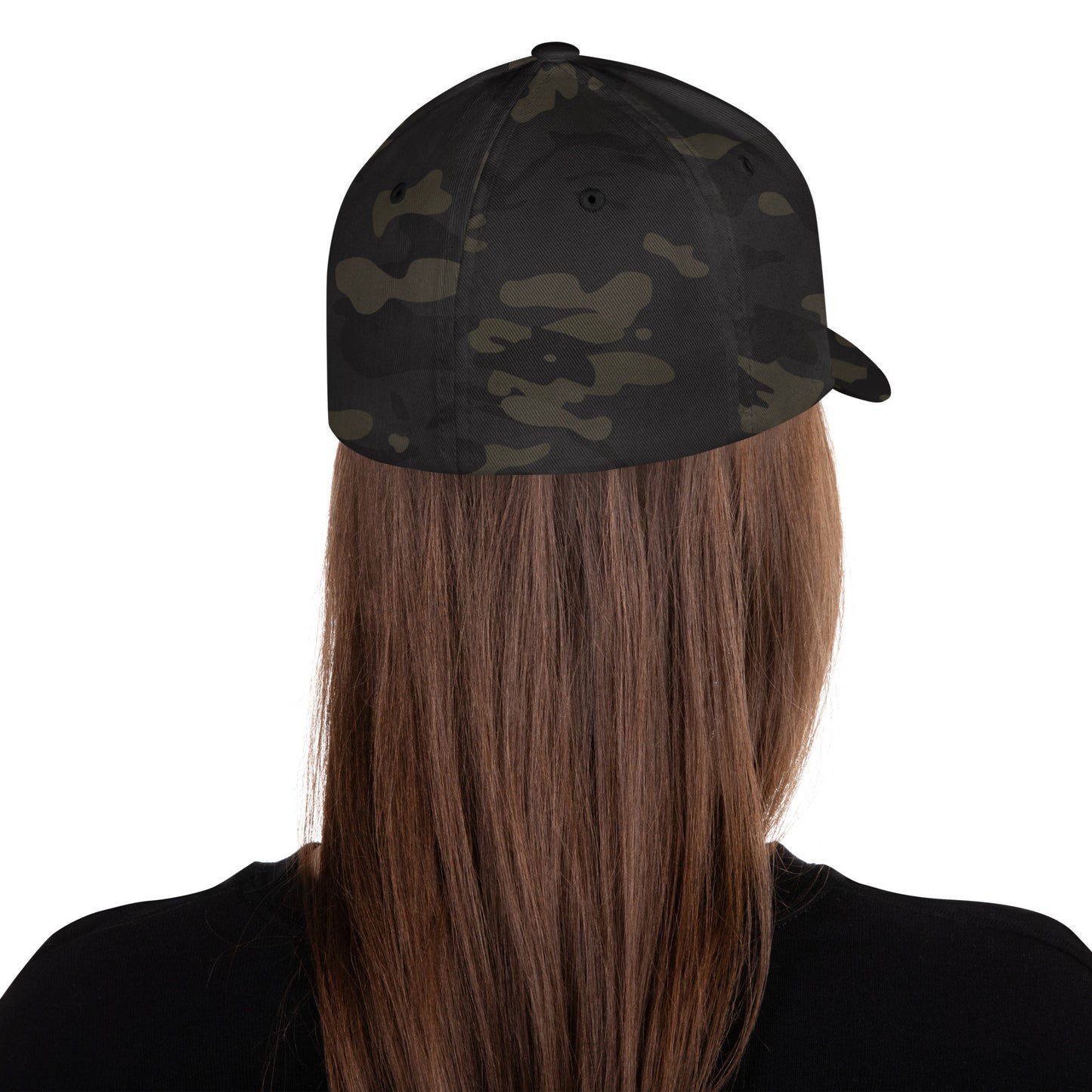 God. Family. Texas. Structured Twill Cap - Dark Green Camo