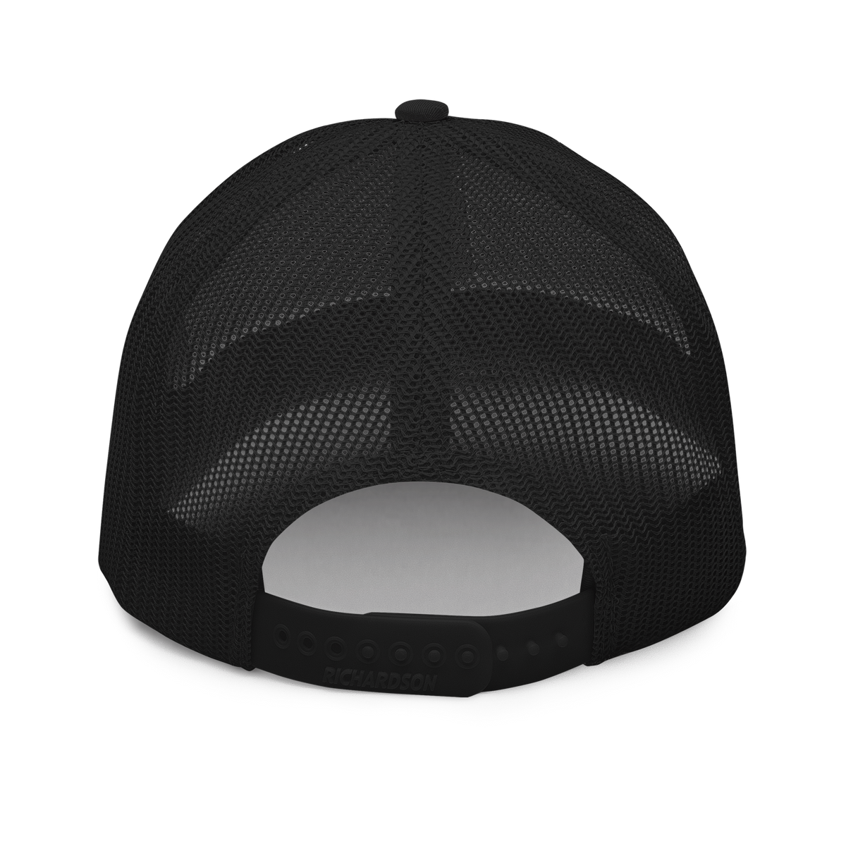 God Family Texas Closed-Back Trucker Cap - Black