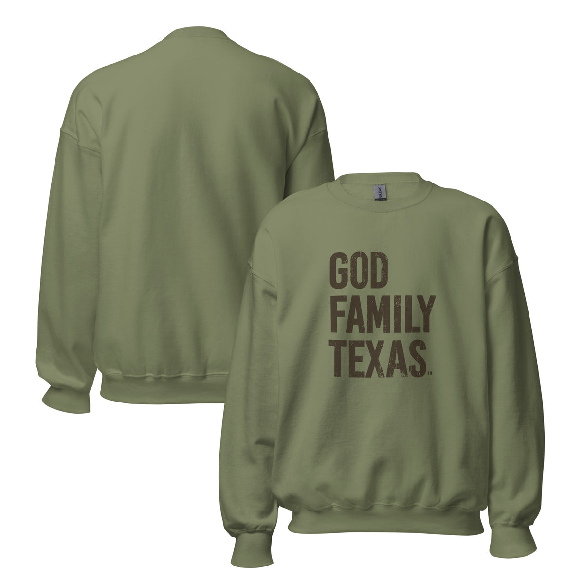 God Family Texas Sweatshirt - Women's