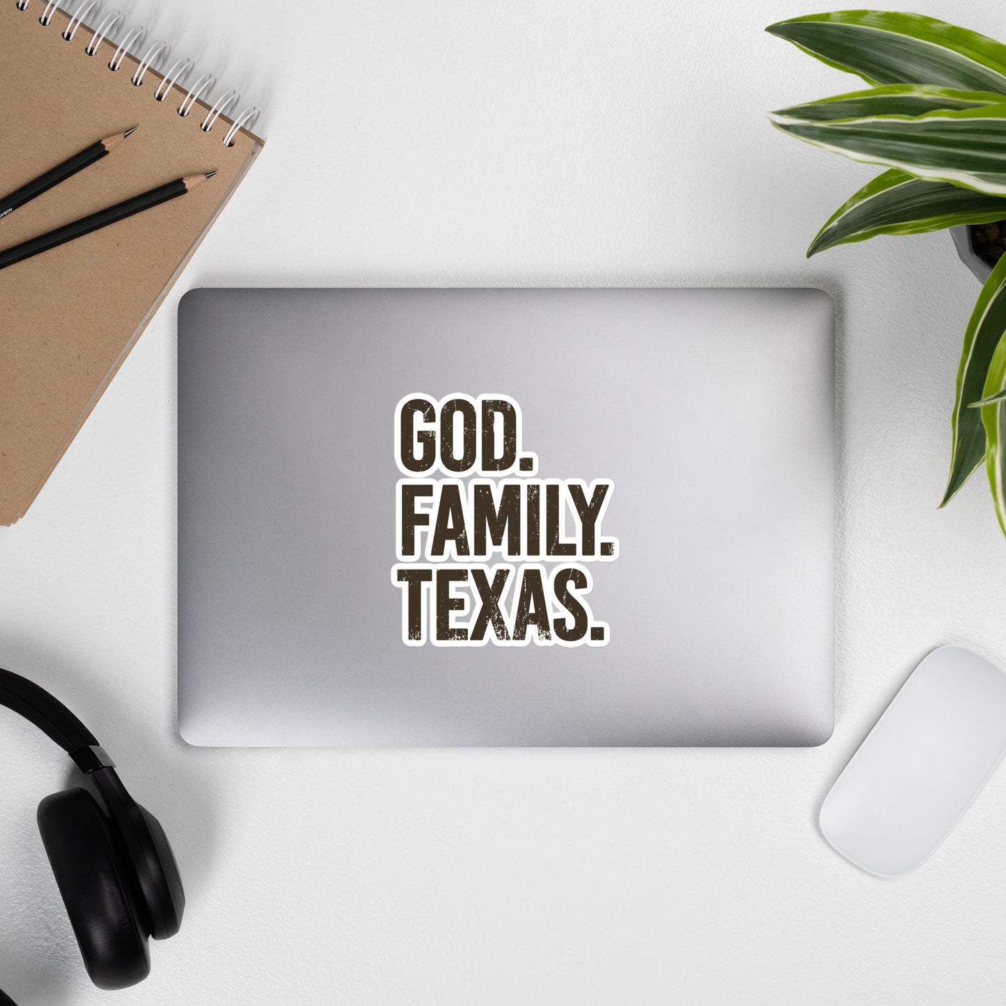 God. Family. Texas. Stickers