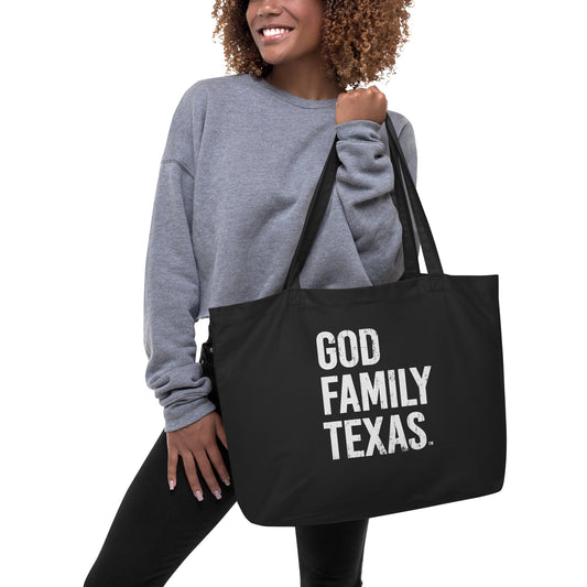 Large organic tote bag