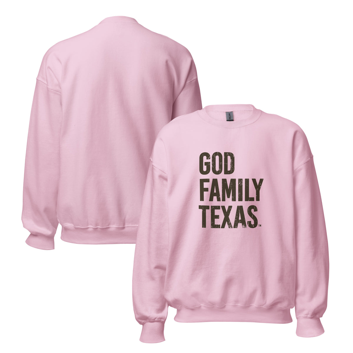 God Family Texas Sweatshirt - Women's