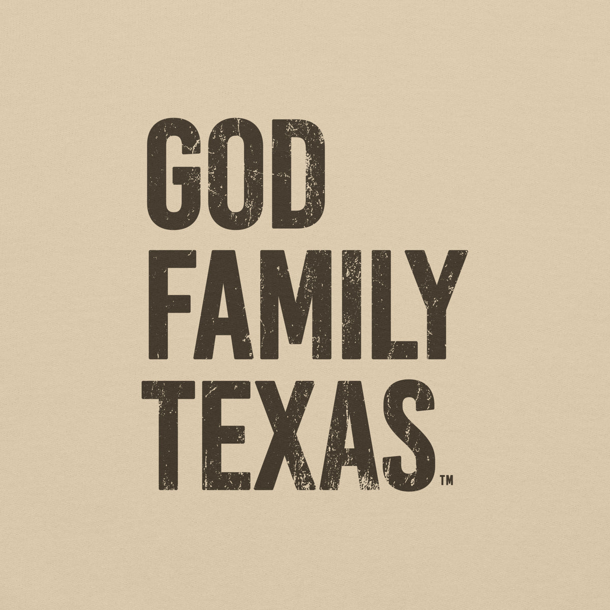 God Family Texas Sweatshirt - Women's
