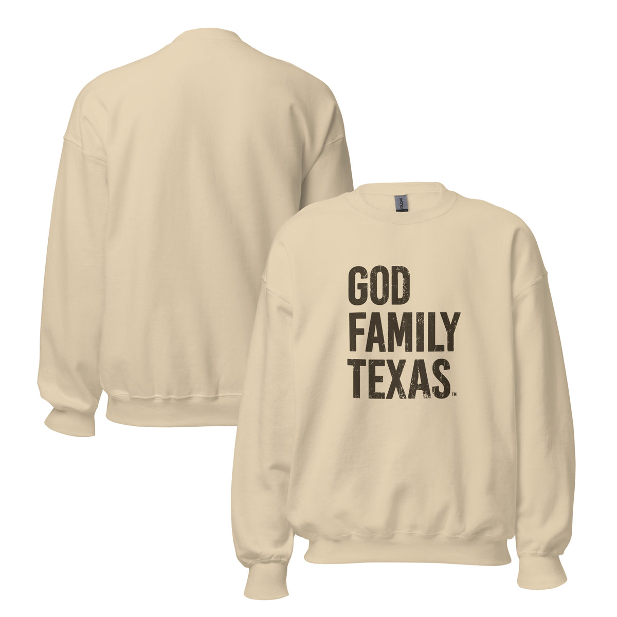 God Family Texas Sweatshirt - Women's