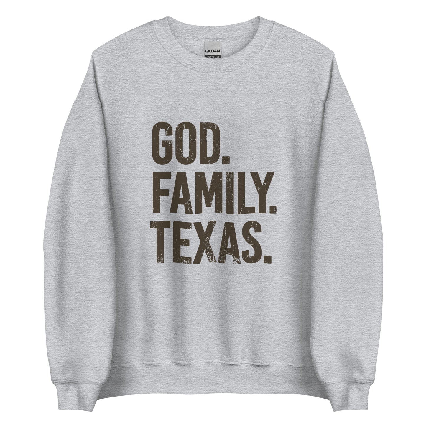 God. Family. Texas. Sweatshirt - Women's