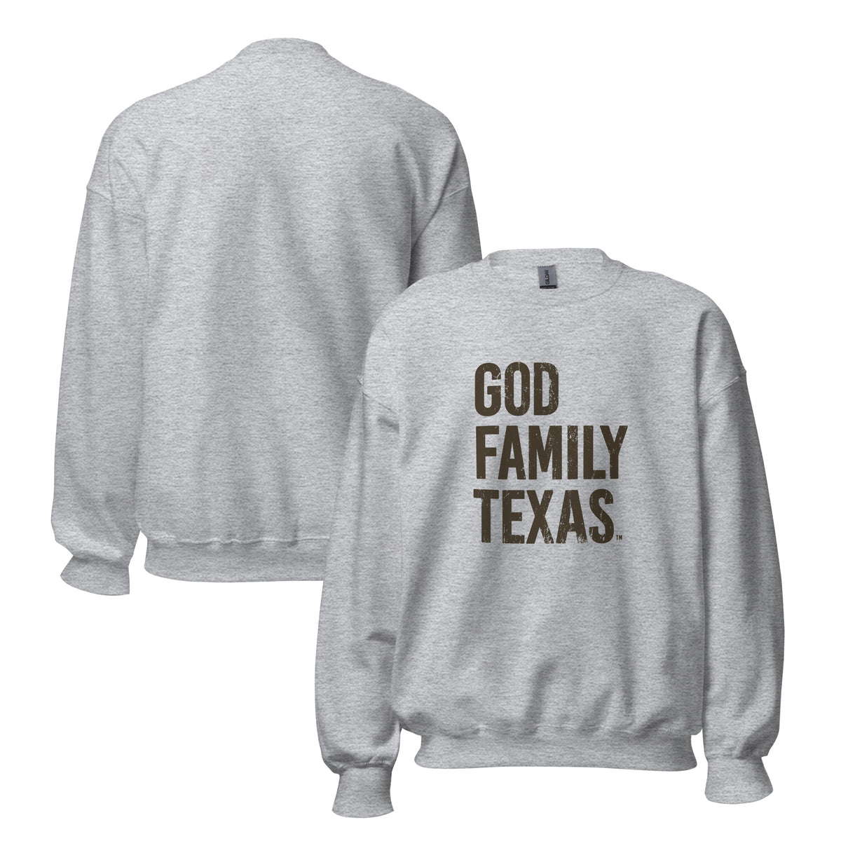 God Family Texas Sweatshirt - Women's
