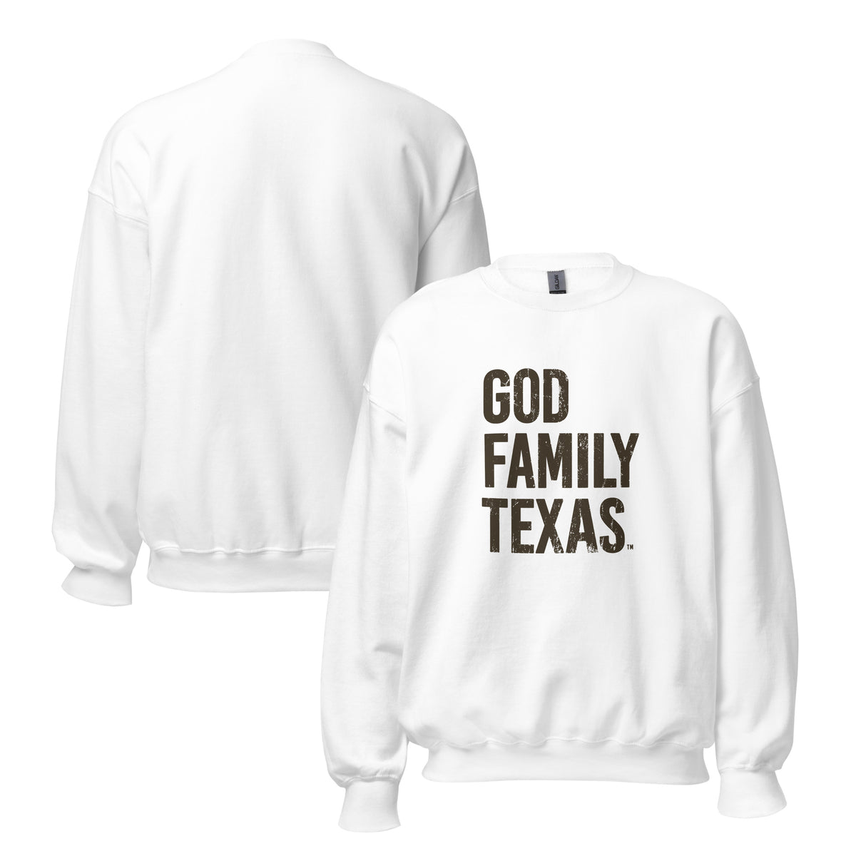 God Family Texas Sweatshirt - Women's