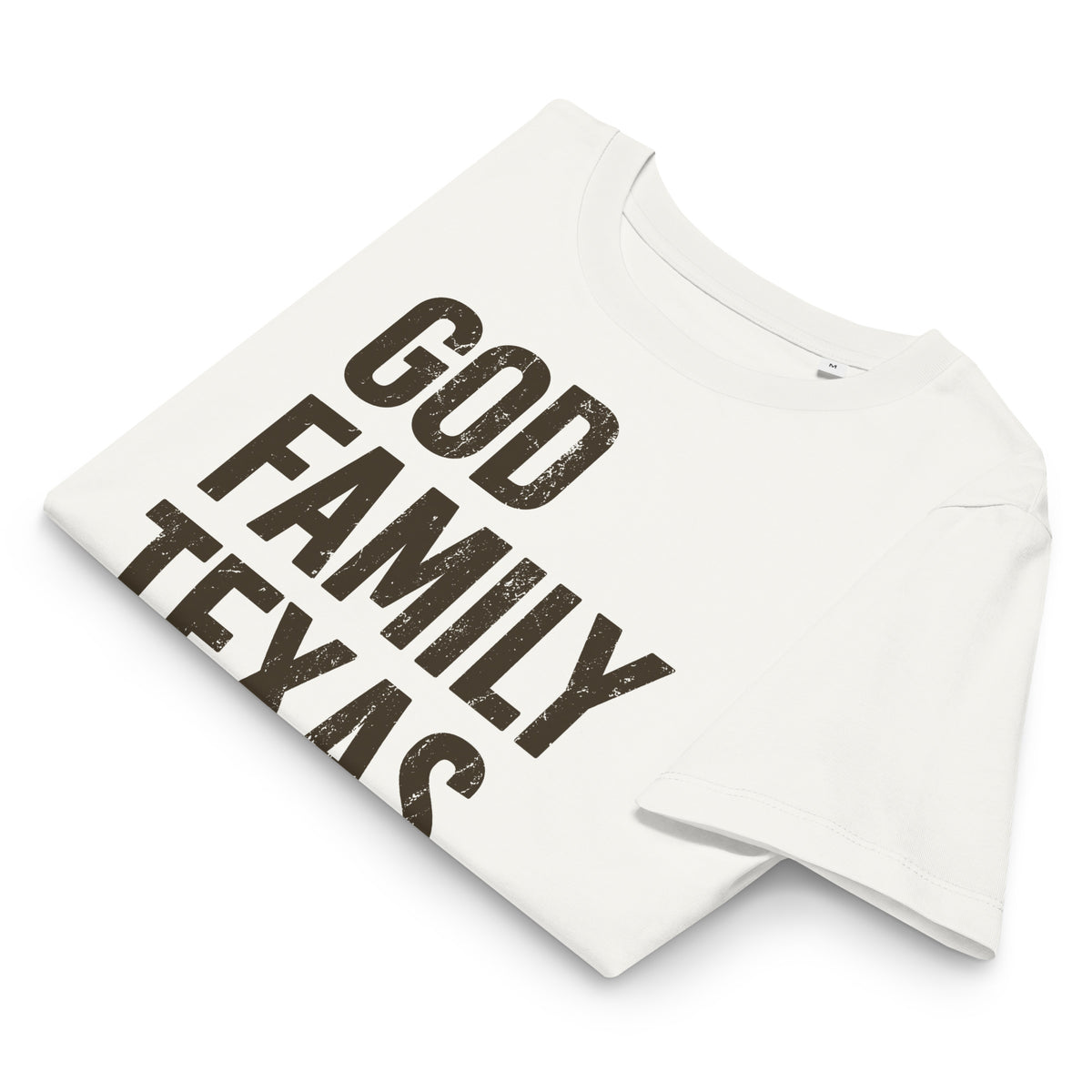God Family Texas Short Sleeve T-Shirt - Women's White